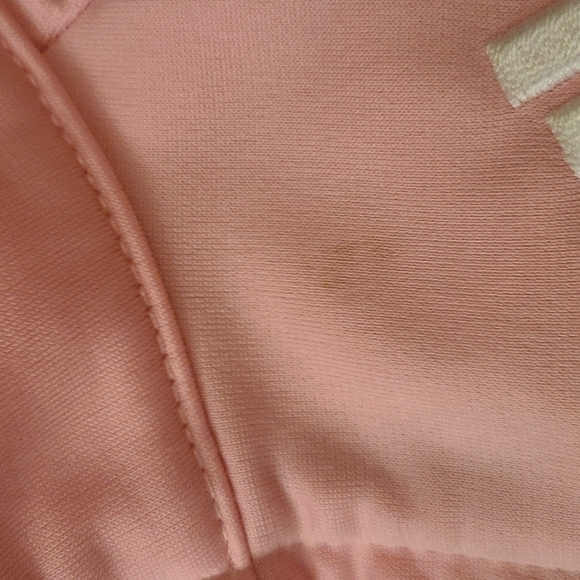 Adidas pink nylon zip up sweater - Picture 6 of 6